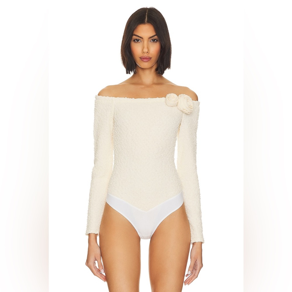 LPA Romola Bodysuit in Cannoli Cream